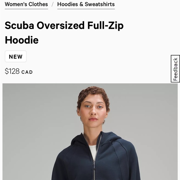 SOLD Lululemon Scuba Overized Hoodie - Picture 5 of 6